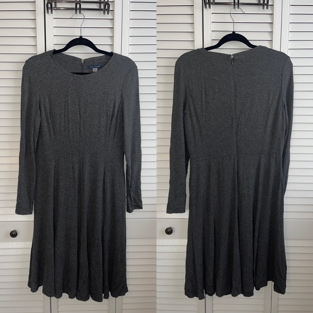 Tommy Hilfiger Gray A-Line Dress Size 12
